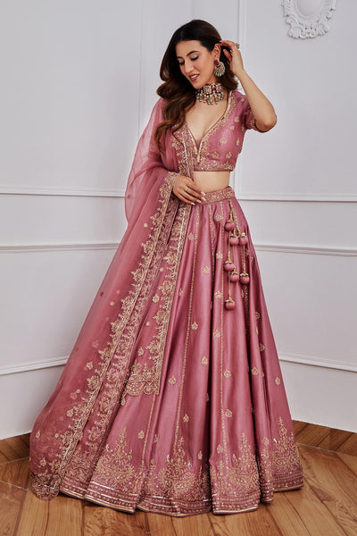 Top 100+ Pink Lehenga Designs: Feminine and Romantic Ensemble