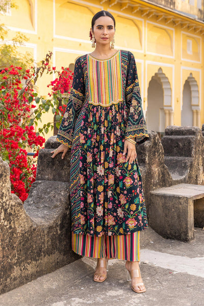 Top 100+ Kurtis with Printed Yoke: Unique and Eye-Catching