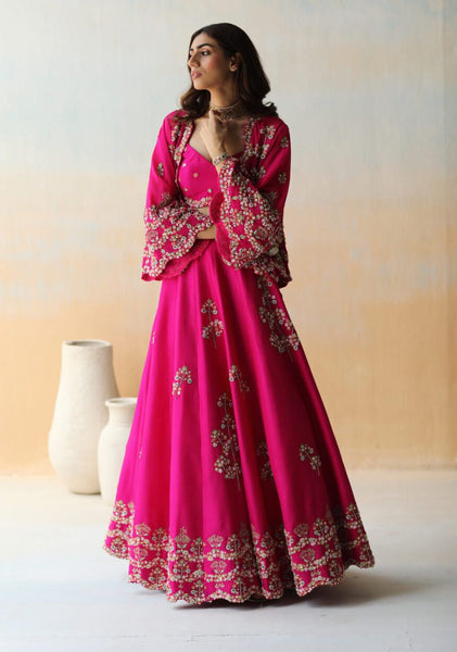 Top 100+ Pink Lehenga Designs: Feminine and Romantic Ensemble