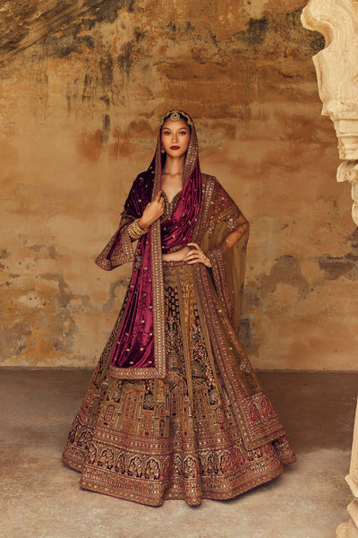 Top 100+ Maroon Lehenga Designs: Rich and Bold Statement Piece