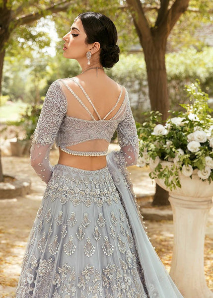 Top 100+ Slate Grey Lehenga Designs: Modern and Elegant Bridal Attire