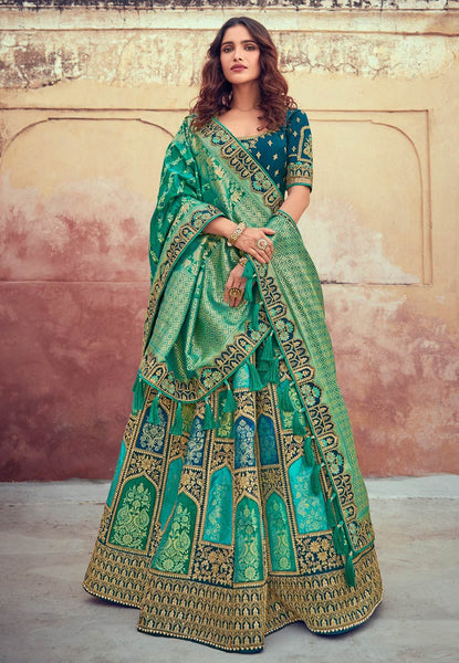 Top 100+ Teal Lehenga Designs: Unique and Sophisticated Choice for Bridesmaids