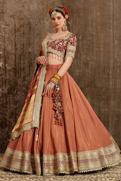 Top 100+ Rust Orange Lehenga Designs: Warm and Rich Ensemble