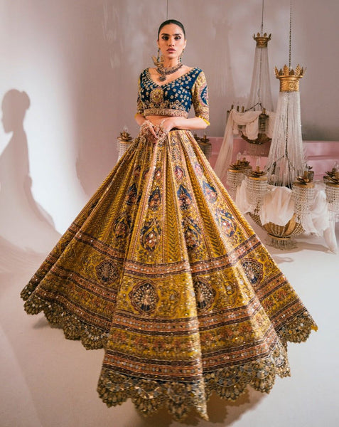 Top 100+ Mustard Yellow Lehenga Designs: Trendy and Chic for Sangeet