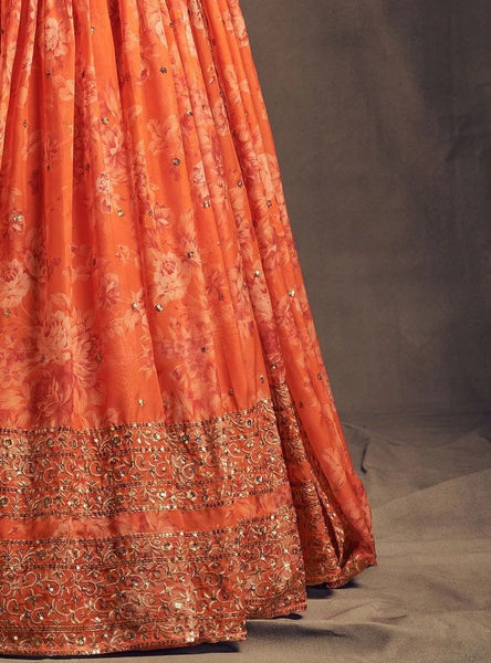 Top 100+ Rust Orange Lehenga Designs: Warm and Rich Ensemble