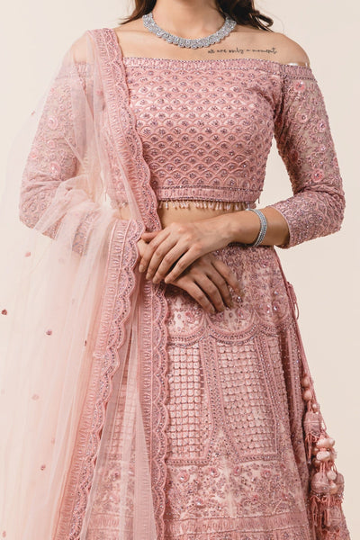 Top 100+ Dusty Rose Lehenga Designs: Soft and Romantic Choice for Bridesmaids