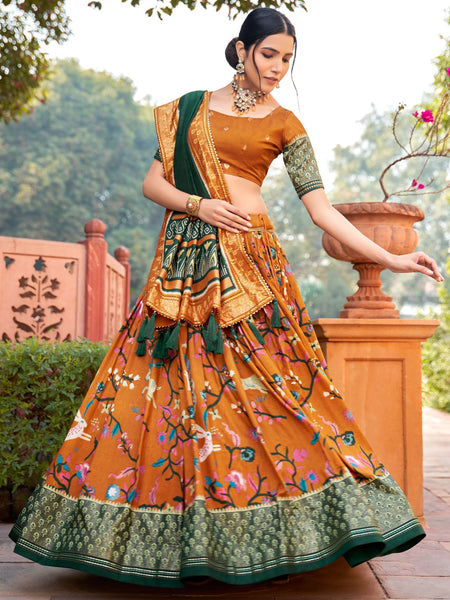 Top 100+ Mustard Yellow Lehenga Designs: Trendy and Chic for Sangeet