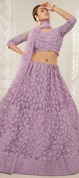 Top 100+ Lavender Grey Lehenga Designs: Soft and Elegant Ensemble for Day Weddings