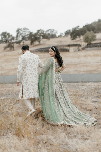 Top 100+ Mint Green Lehenga Designs: Fresh and Modern Choice for Mehndi