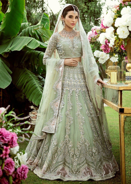 Top 100+ Mint Green Lehenga Designs: Fresh and Modern Choice for Mehndi