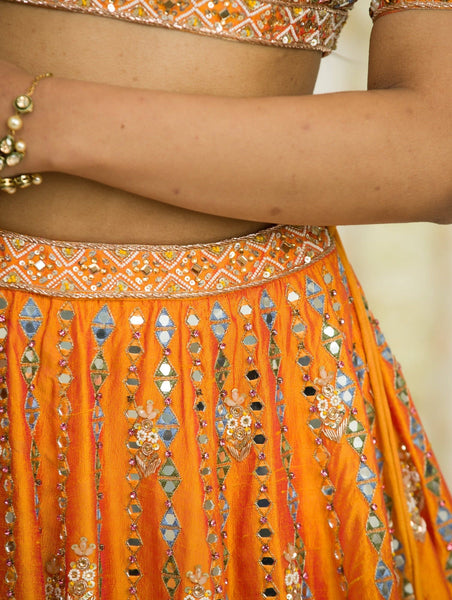 Top 100+ Rust Orange Lehenga Designs: Warm and Rich Ensemble