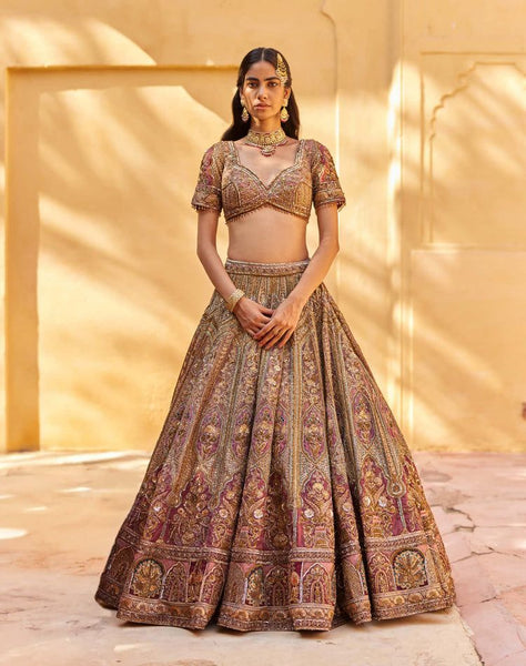 Top 100+ Dusty Rose Lehenga Designs: Soft and Romantic Choice for Bridesmaids