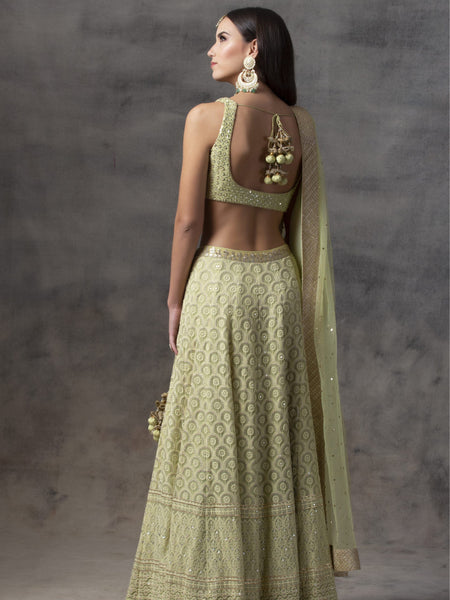 Top 100+ Mint Green Lehenga Designs: Fresh and Modern Choice for Mehndi