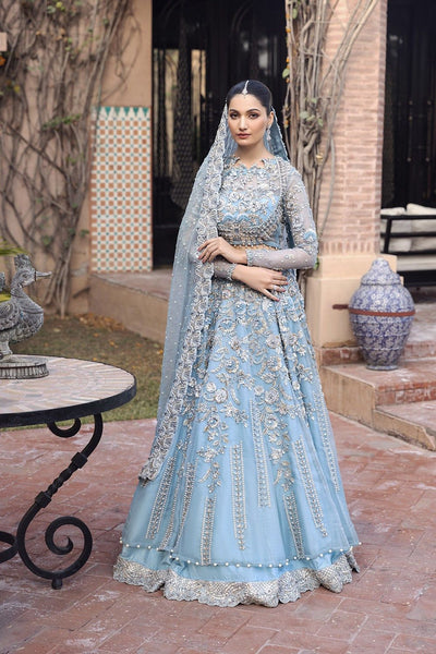 Top 100+ Sky Blue Lehenga Designs: Dreamy and Ethereal Ensemble