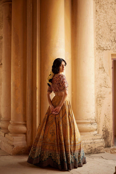 Top 100+ Mustard Yellow Lehenga Designs: Trendy and Chic for Sangeet