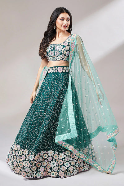 Top 100+ Teal Lehenga Designs: Unique and Sophisticated Choice for Bridesmaids