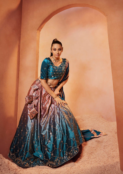 Top 100+ Teal Lehenga Designs: Unique and Sophisticated Choice for Bridesmaids