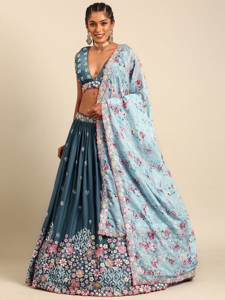 Top 100+ Teal Lehenga Designs: Unique and Sophisticated Choice for Bridesmaids