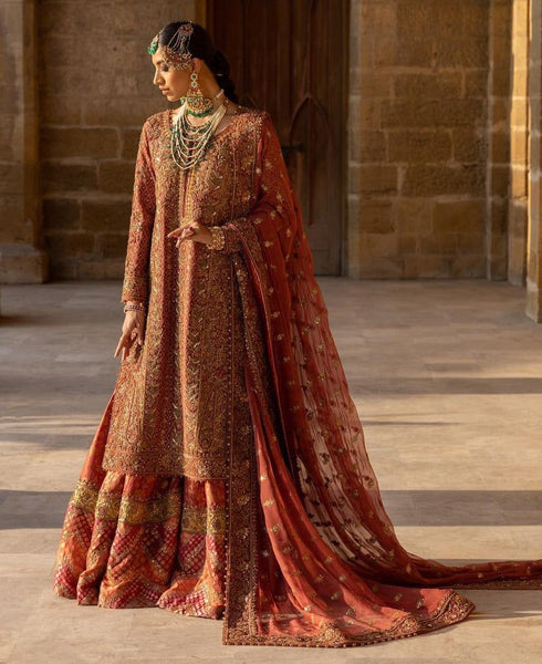 Top 100+ Rust Orange Lehenga Designs: Warm and Rich Ensemble