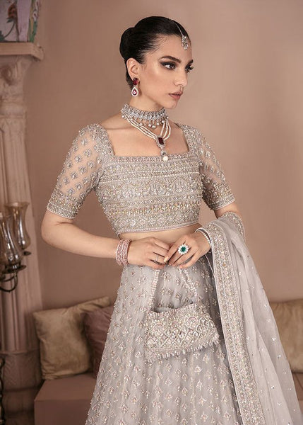 Top 100+ Slate Grey Lehenga Designs: Modern and Elegant Bridal Attire