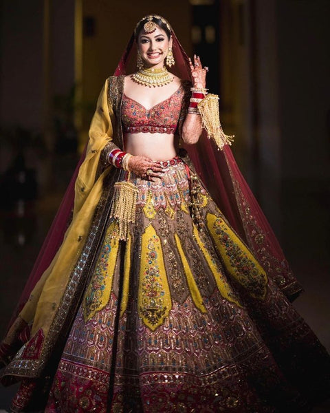 Top 100+ Mustard Yellow Lehenga Designs: Trendy and Chic for Sangeet