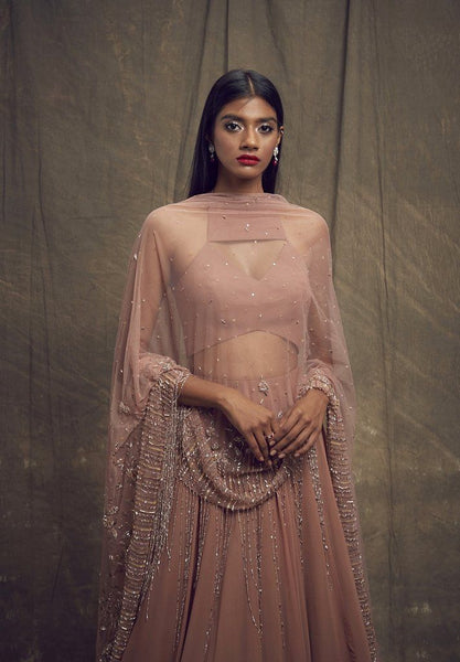 Top 100+ Dusty Rose Lehenga Designs: Soft and Romantic Choice for Bridesmaids