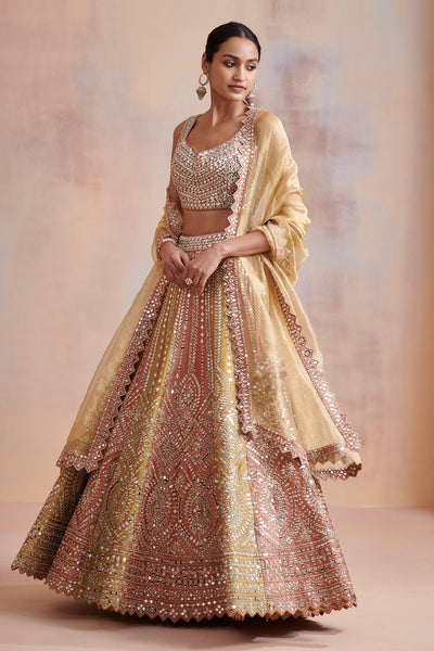 Top 100+ Rust Orange Lehenga Designs: Warm and Rich Ensemble