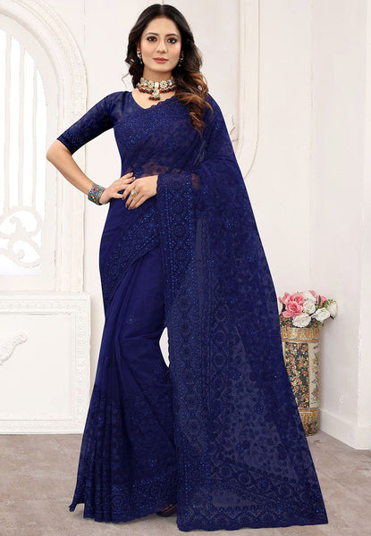 Top 100+ Navy Blue Indo-Western Dress Designs: Classic and Timeless Choice