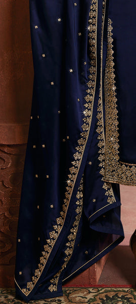 Top 100+ Navy Blue Indo-Western Dress Designs: Classic and Timeless Choice