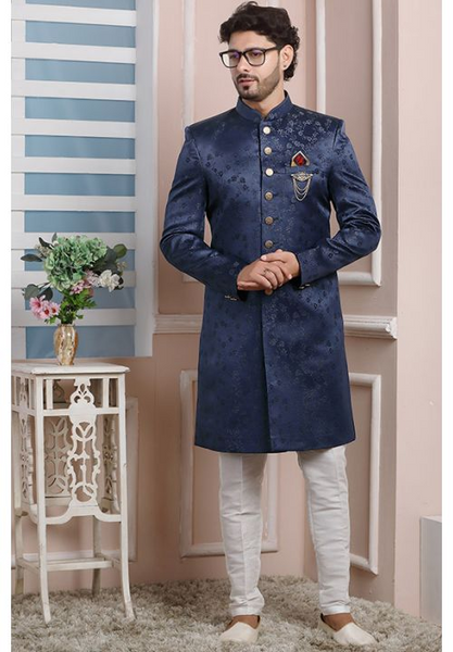 Top 100+ Navy Blue Indo-Western Dress Designs: Classic and Timeless Choice