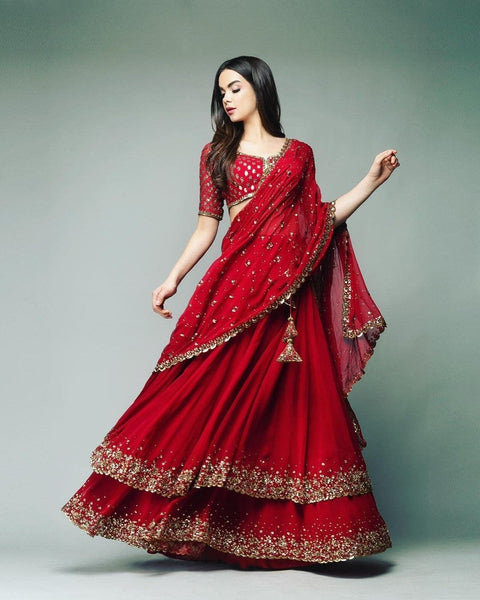 Top 100+ Red Indo-Western Dress Designs: Bold and Vibrant for Special Occasions