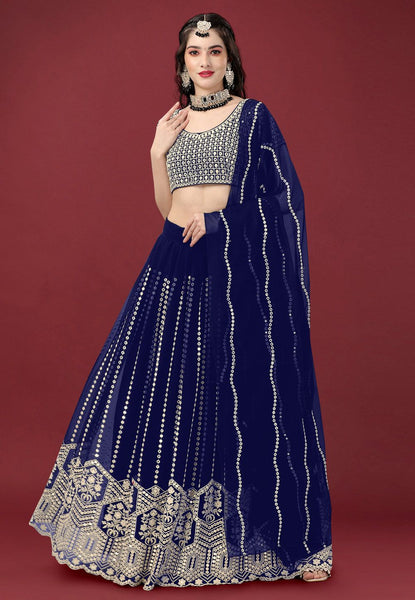 Top 100+ Navy Blue Indo-Western Dress Designs: Classic and Timeless Choice