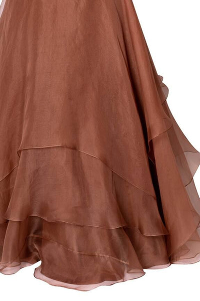 Top 100+ Chocolate Brown Lehenga Designs: Rich and Warm Look for Winter Weddings