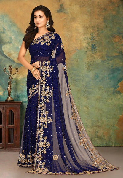 Top 100+ Navy Blue Indo-Western Dress Designs: Classic and Timeless Choice