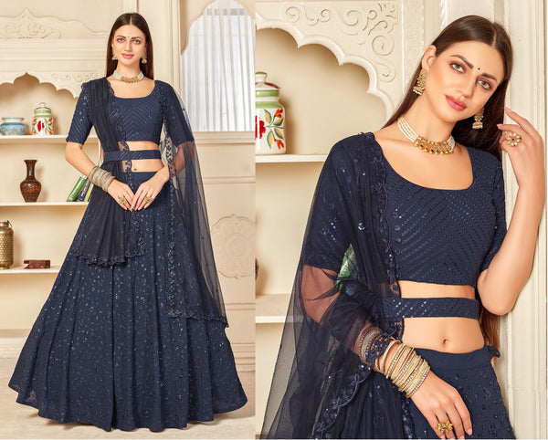 Top 100+ Navy Blue Indo-Western Dress Designs: Classic and Timeless Choice