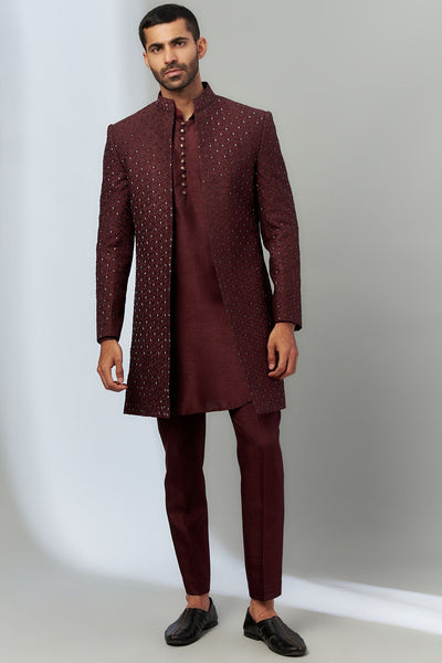 Top 100+ Maroon Indo-Western Dress Designs: Rich and Sophisticated Look