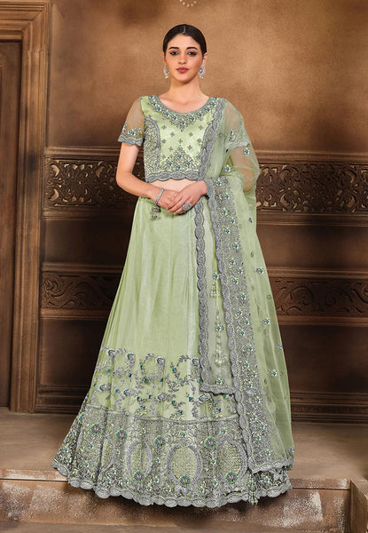 Top 100+ Mint Green Indo-Western Dress Designs: Fresh and Modern Choice