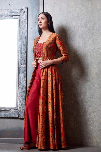 Top 100+ Maroon Indo-Western Dress Designs: Rich and Sophisticated Look