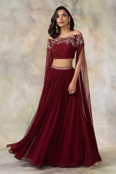 Top 100+ Maroon Indo-Western Dress Designs: Rich and Sophisticated Look