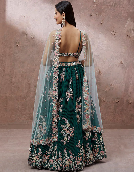 Top 100+ Teal Indo-Western Dress Designs: Unique and Sophisticated Choice