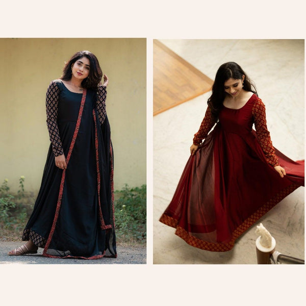 Top 100+ Maroon Indo-Western Dress Designs: Rich and Sophisticated Look