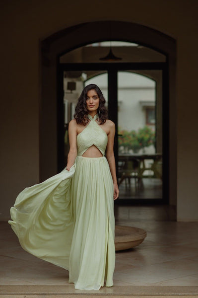 Top 100+ Mint Green Indo-Western Dress Designs: Fresh and Modern Choice