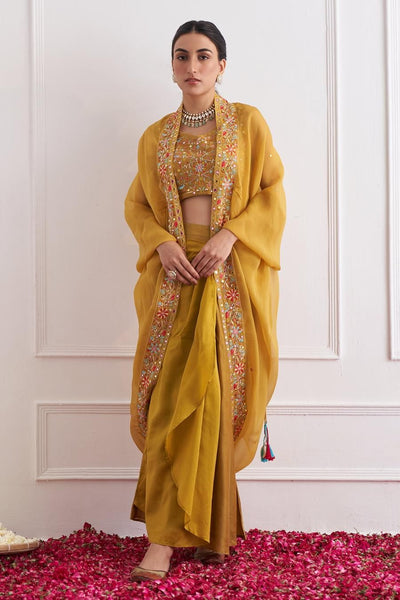 Top 100+ Mustard Yellow Indo-Western Dress Designs: Trendy and Chic for Gatherings