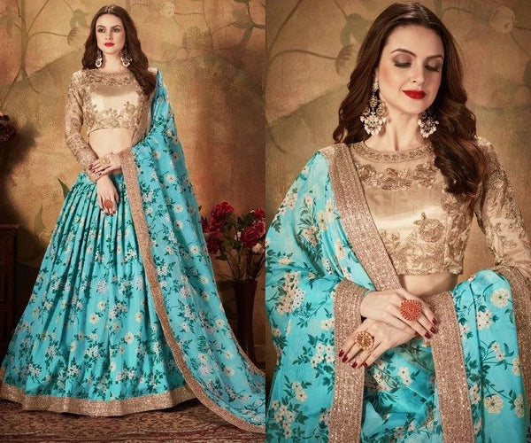 Top 100+ Sky Blue Indo-Western Dress Designs: Dreamy and Ethereal Ensemble