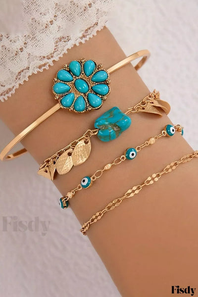 Top 100+ Turquoise Bracelet Styles: Refreshing & Exotic Accents