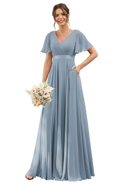 Top 100+ Dusty Blue Bridesmaid Dresses: Serene & Elegant Looks