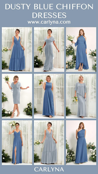 Top 100+ Dusty Blue Bridesmaid Dresses: Serene & Elegant Looks