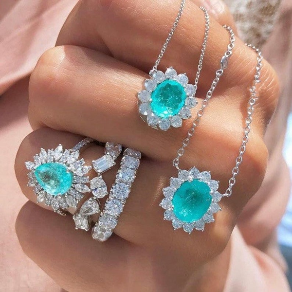 Top 150+ Ice Blue Jewellery Designs: Cool & Chic