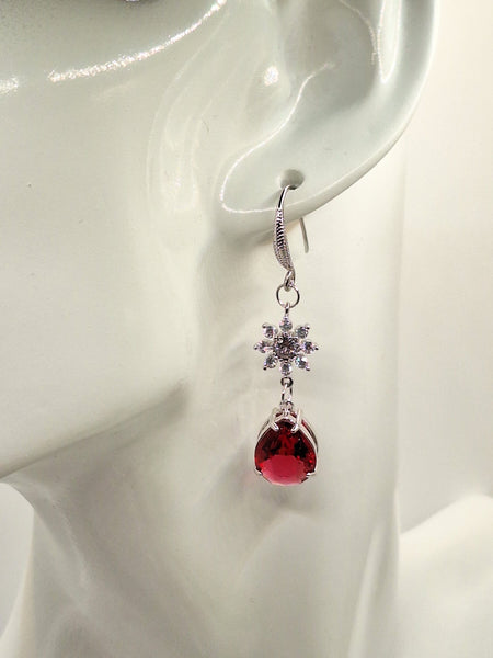 Top 150+ Crimson Charm Earrings: Striking & Captivating Pieces