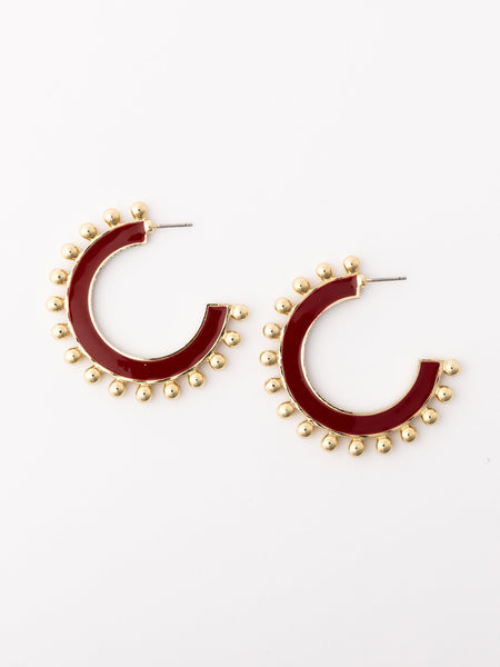 Top 150+ Crimson Earrings: Striking & Captivating Ornaments